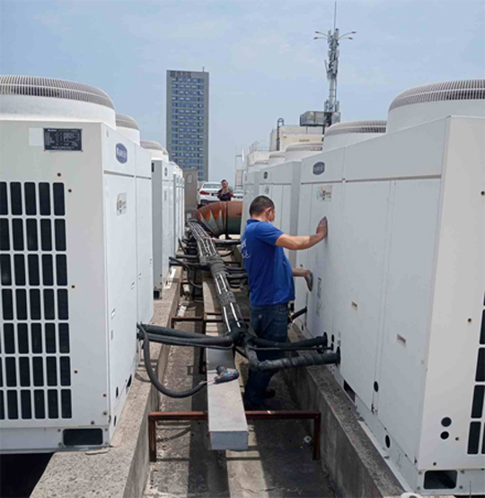 华亭中央空调制热和不制冷系统维修方法